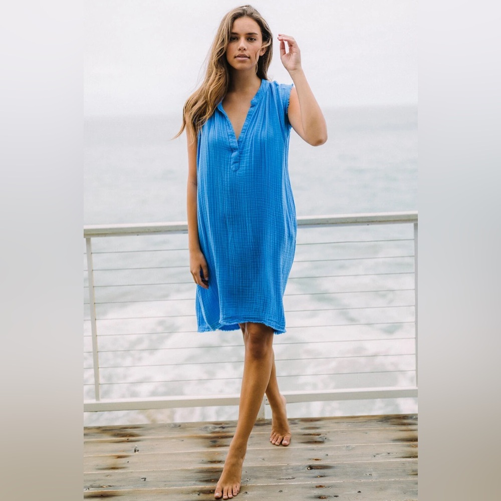 Blue Women's Swim Coverup